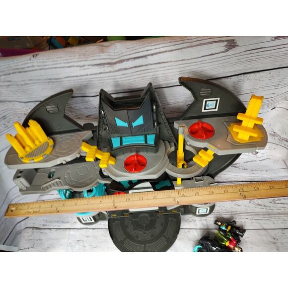 Fisher-Price Imaginext Batman Batcave Playset DC Super Friends Bat Cave Toy Set - Picture 9 of 9